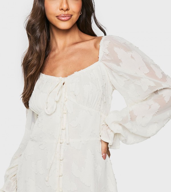boohoo  Dresses - White Mini Dresses