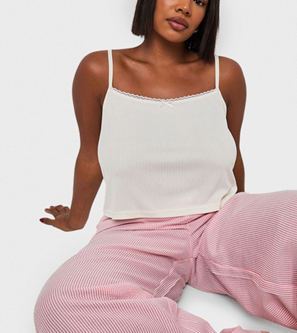 boohoo  Sleepwears & Loungewears - Pink Pyjama Set