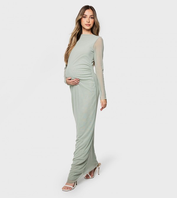 boohoo  Maternity Clothing - Green Dresses