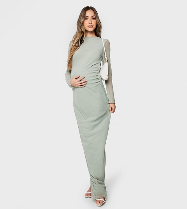 boohoo  Maternity Clothing - Green Dresses