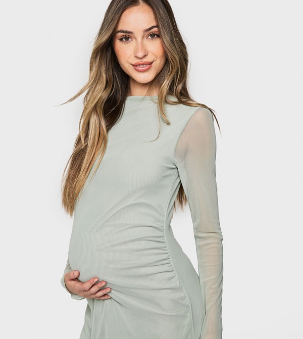 boohoo  Maternity Clothing - Green Dresses