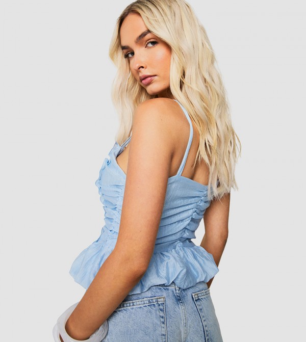 boohoo boohoo - Blue Sleeveless Tops