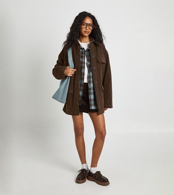 boohoo boohoo - Brown Casual Jackets