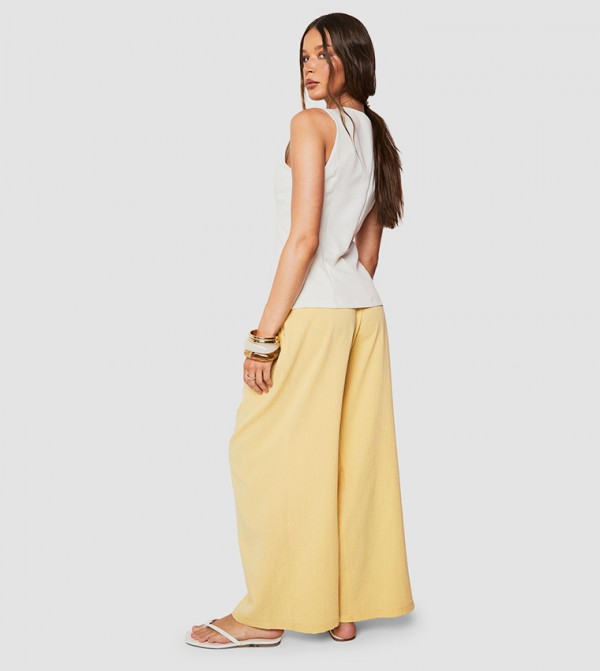 boohoo boohoo - Yellow Casual Pants