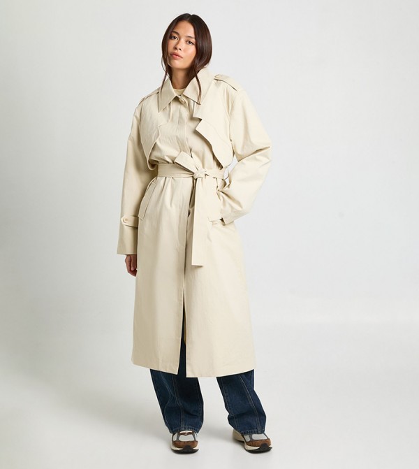 boohoo Clothing - Beige Overcoats