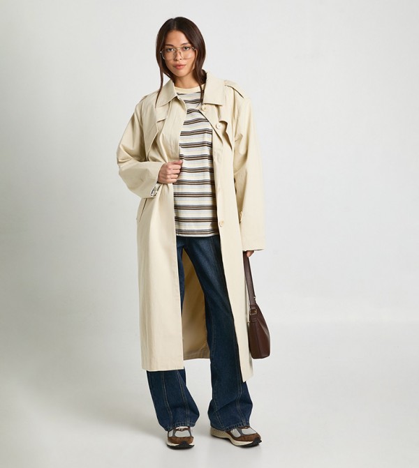 boohoo Clothing - Beige Overcoats