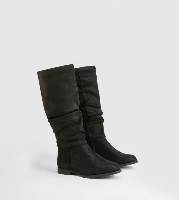 boohoo Boots - Black Knee length Boots