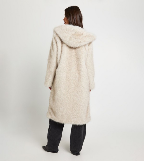 boohoo  Jackets & Coats - Off White Overcoats