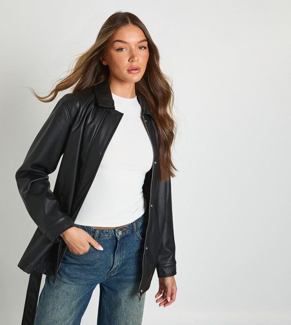 boohoo Clothing - Black Casual Jackets