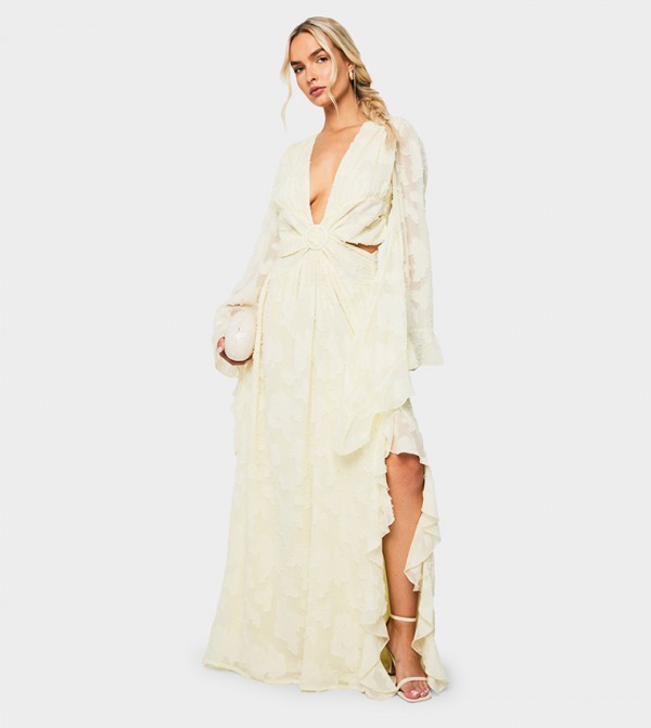 boohoo  Dresses - Yellow Maxi Dresses