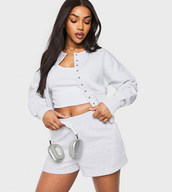 boohoo  Co-Ord Set - LIGHT GREY Co-Ord Set
