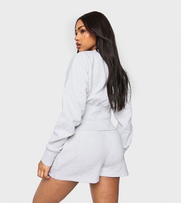boohoo  Co-Ord Set - LIGHT GREY Co-Ord Set