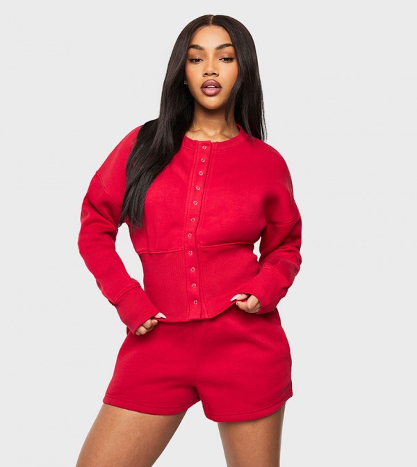 boohoo  Co-Ord Set - Red Co-Ord Set