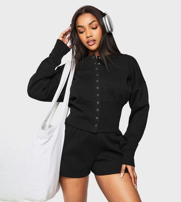 boohoo  Co-Ord Set - Black Co-Ord Set