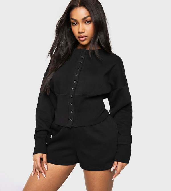 boohoo  Co-Ord Set - Black Co-Ord Set