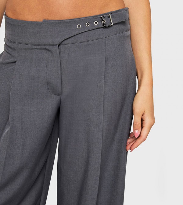 boohoo boohoo - Grey Casual Pants