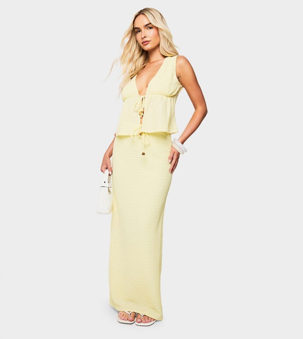 boohoo boohoo - Yellow Maxi Skirts