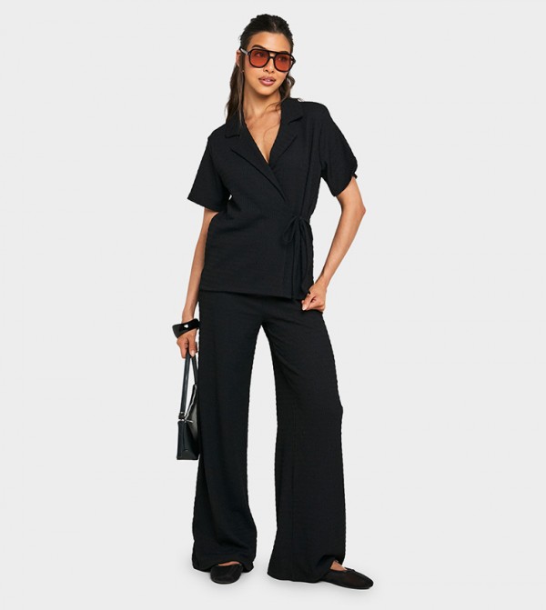 boohoo boohoo - Black Co-Ord Set
