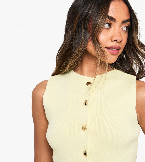 boohoo  Jackets & Coats - Yellow Waistcoats