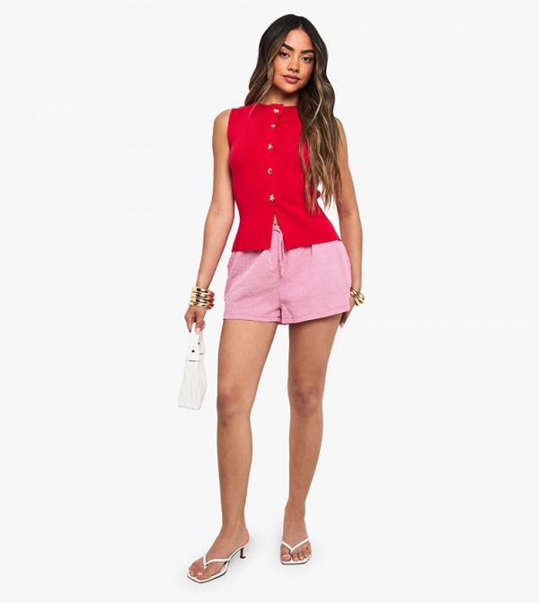 boohoo  Jackets & Coats - Red Waistcoats
