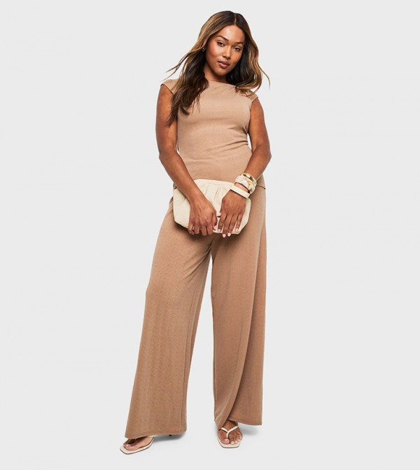 boohoo boohoo - MOCHA Pants & Leggings