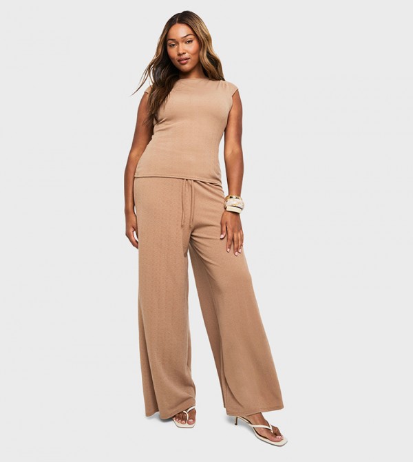 boohoo boohoo - MOCHA Pants & Leggings