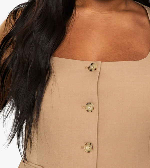 boohoo  Jackets & Coats - Beige Jackets & Coats