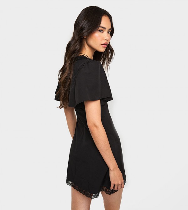 بوهو فساتين ميني - أسود Mini Dresses