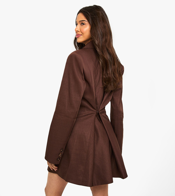 boohoo  - Brown Mini Dresses