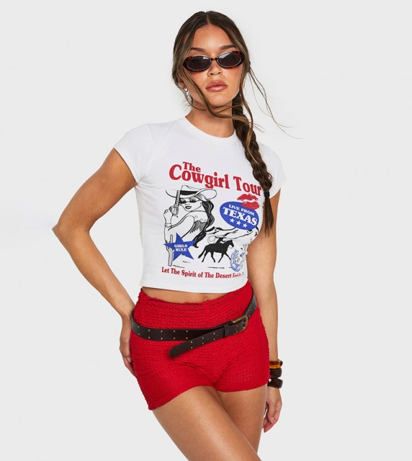 boohoo boohoo - White Casual T-Shirts