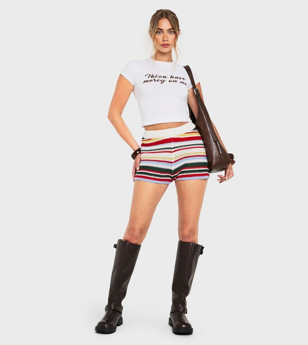 boohoo boohoo - White Casual T-Shirts