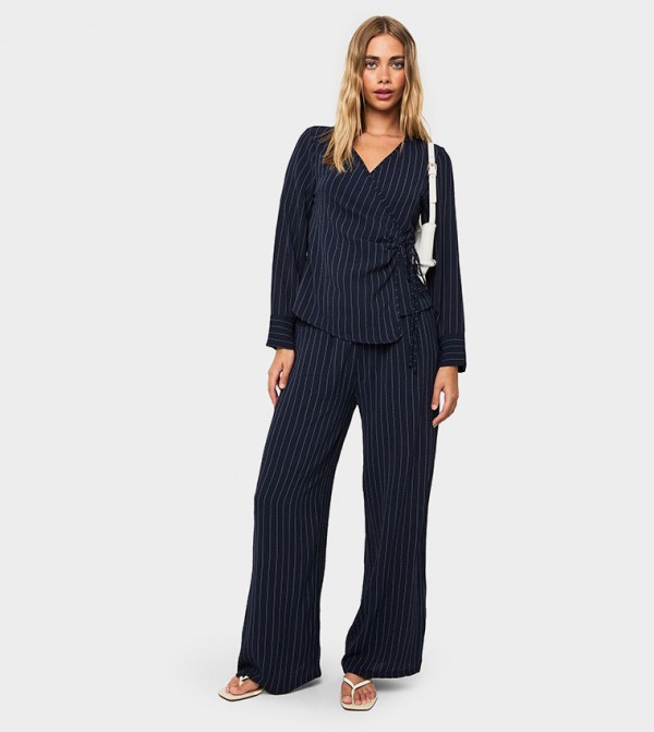 boohoo boohoo - Navy Casual Pants