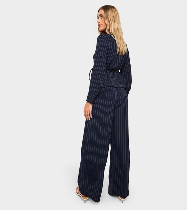 boohoo boohoo - Navy Casual Pants