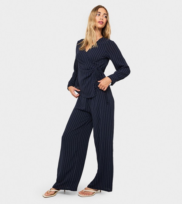 boohoo boohoo - Navy Casual Pants