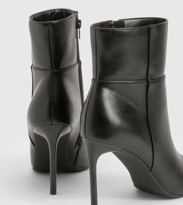 boohoo Shoes - Black Mid Calf Boots