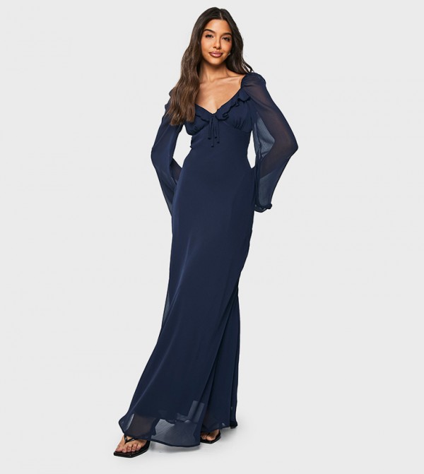 boohoo  Dresses - Navy Maxi Dresses