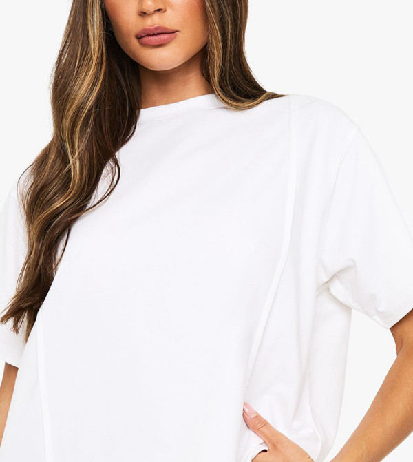 boohoo  T-Shirts - White Short Sleeve T-Shirts