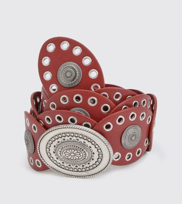 boohoo  Belts - Red Non Leather Belts