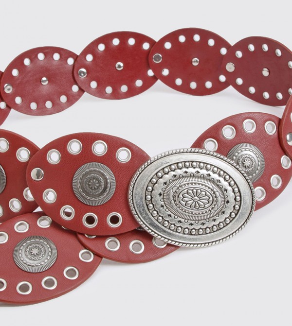 boohoo  Belts - Red Non Leather Belts
