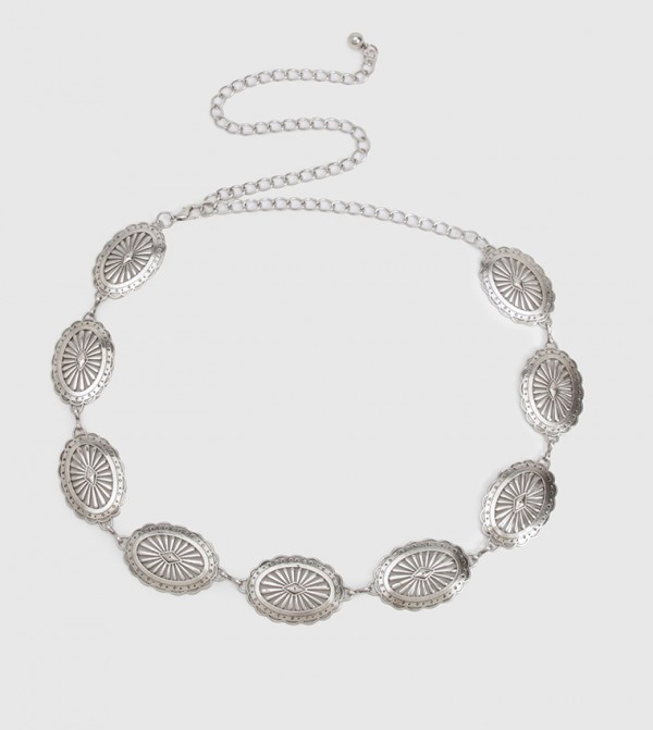 boohoo  Belts - Silver Non Leather Belts