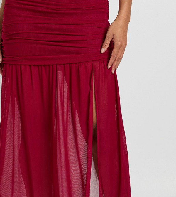 boohoo Party Dresses - Red Midi Dresses