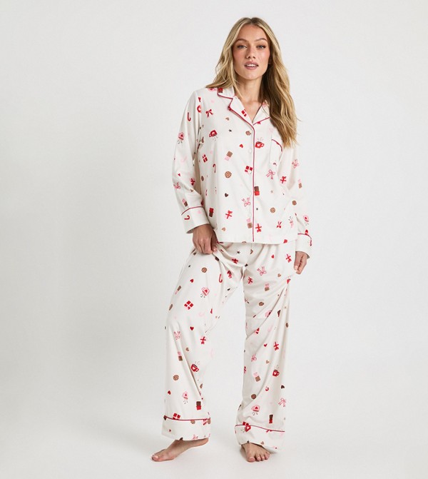 boohoo boohoo - White Pyjama Set