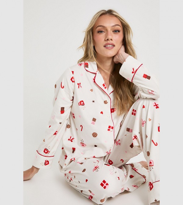 boohoo boohoo - White Pyjama Set