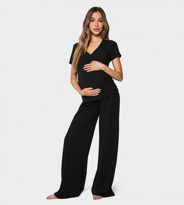 boohoo  Maternity Clothing - Black Sleep wear