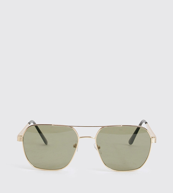 boohoo Sunglasses - Gold undefined