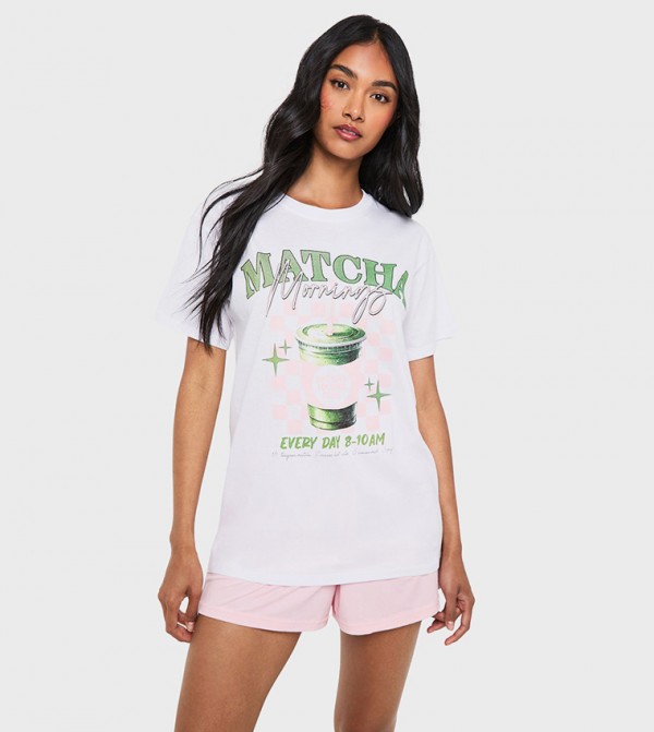 boohoo  Sleepwears & Loungewears - Pink Pyjama Set
