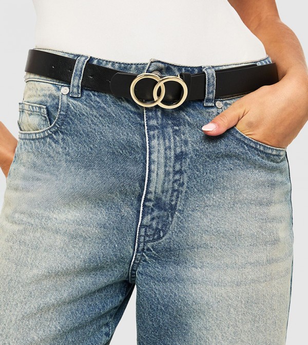 boohoo  Belts - Black Non Leather Belts