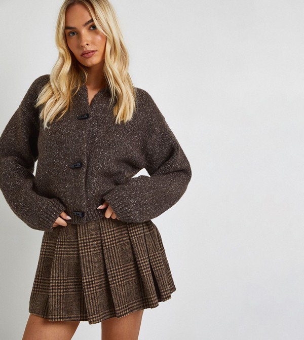 boohoo Sweaters & Cardigans - Brown Cardigans