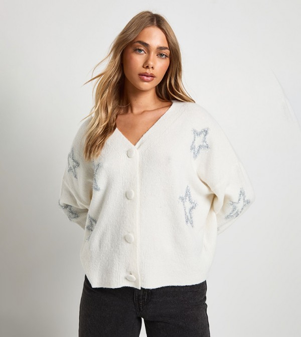 boohoo  Clothing - White Cardigans