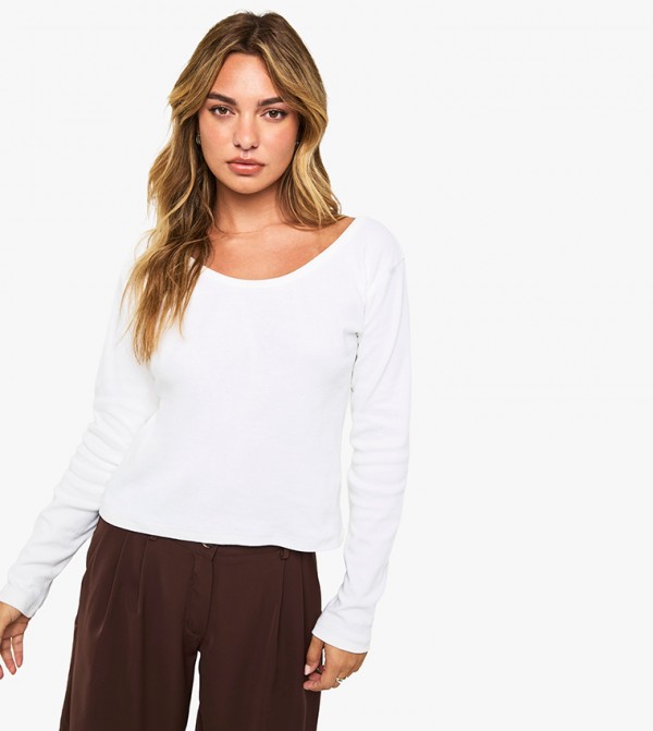 boohoo boohoo - White Casual Tops
